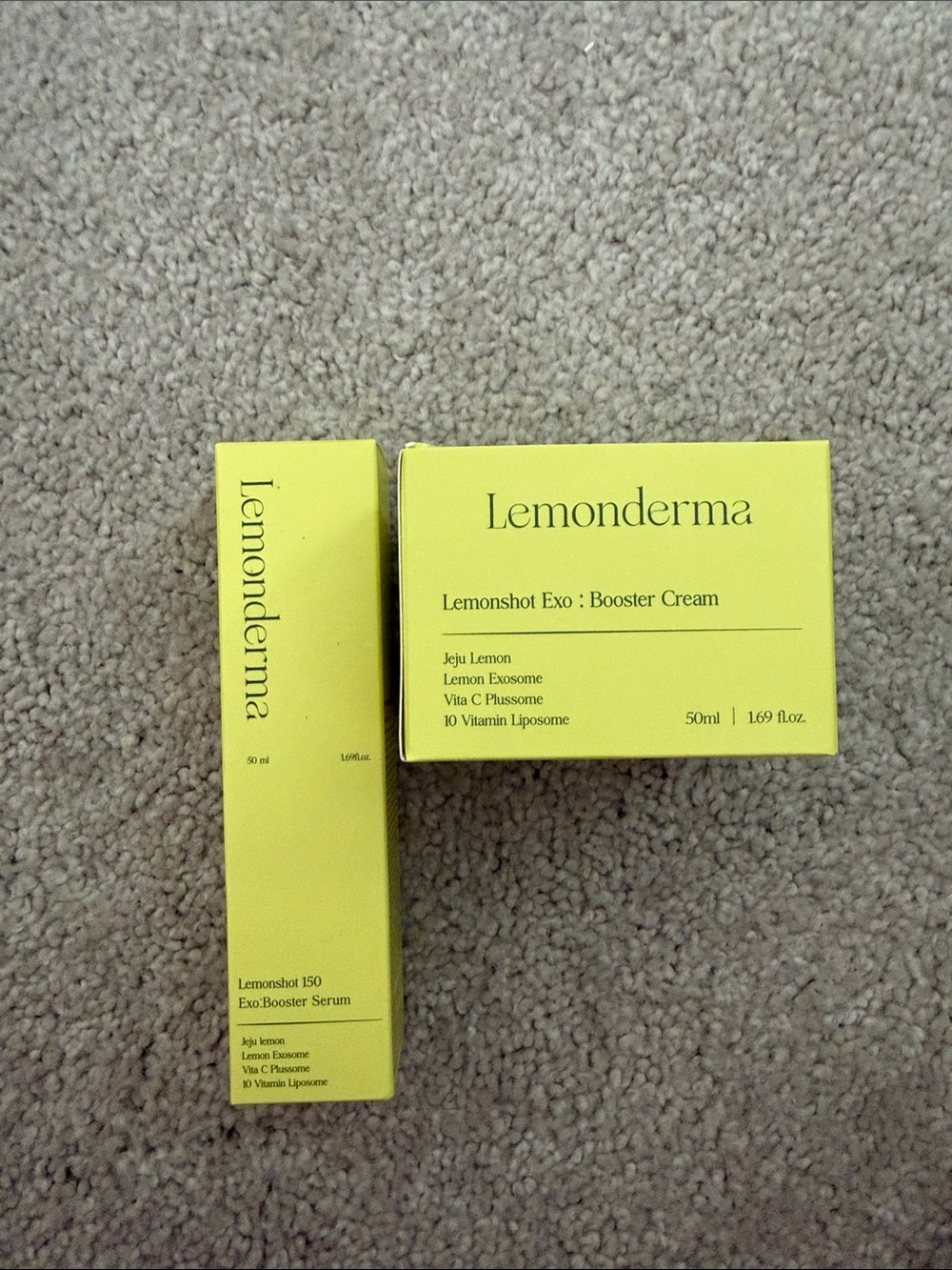 Lemonderma Exo Booster Cream & Serum - Yellow